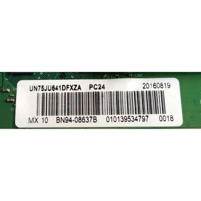 T-CON PARA TV SAMSUNG BN94-08637B / BN97-10060N / BN41-02319A / SUSTITUTA BN94-08637A / PANEL CY-GJ075HGLV5H / MODELOS UN75JU650DFXZA UD02 / UN75JU650DFXZA UD04 / UN75JU641DFXZA UD04 / UN75JU641DFXZA TD03 / UN75JU641DFXZA UD02 / UN75JU6500FXZA UD04 - Imagen 2